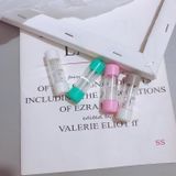  Hộp đi kèm kính áp tròng 10 PCS Hộp hai đầu RGP Kính cứng Hộp đựng Màu sắc ngẫu nhiên 