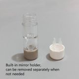  Hộp đi kèm kính áp tròng 10 PCS Hộp hai đầu RGP Kính cứng Hộp đựng Màu sắc ngẫu nhiên 