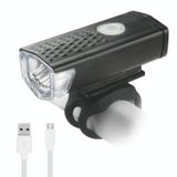  Đèn pha sạc USB cho xe đạp Thiết bị đạp xe, Màu: Trắng 2255 Ánh sáng 