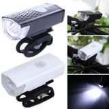  Đèn pha sạc USB cho xe đạp Thiết bị đạp xe, Màu: Đen 2255 Ánh sáng + Đèn hậu 928 đỏ 