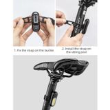  Goofy DT-6005 Đèn xe đạp USB có thể sạc lại đuôi xe đạp leo núi Cảnh báo đêm Đèn LED, Màu sắc: 6005B Đèn trắng đỏ 
