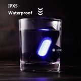  Goofy DT-6005 Đèn xe đạp USB có thể sạc lại đuôi xe đạp leo núi Cảnh báo đêm Đèn LED, Màu sắc: 6005B Đèn trắng đỏ 