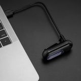  Goofy DT-6005 Đèn xe đạp USB có thể sạc lại đuôi xe đạp leo núi Cảnh báo đêm Đèn LED, Màu sắc: 6005B Đèn trắng đỏ 