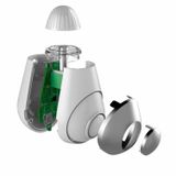  Máy mát xa xung nhịp hỗ trợ giấc ngủ cầm tay để giảm lo âu & giảm lo âu (Trắng) 