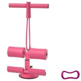  Máy tập gập bụng hút-cup Sit-up Aid Gia dụng Áo ghi lê, Kiểu dáng: Có dây rút (Hồng) 