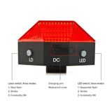  Đèn cảnh báo đèn hậu bằng tia laser kim cương cho xe đạp Đèn đuôi có thể sạc lại USB 