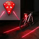  Đèn cảnh báo đèn hậu bằng tia laser kim cương cho xe đạp Đèn đuôi có thể sạc lại USB 