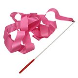  5 CÁI 4 m Màu sắc nghệ thuật Thể dục Ruy băng Đạo cụ khiêu vũ Đồ chơi trẻ em (Hồng) 