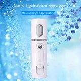  Máy xông hơi mặt Nano Máy xông hơi ẩm mặt tiện dụng Máy phun cồn mini có thể sạc lại sạc USB tự động (Màu tím nhạt) 