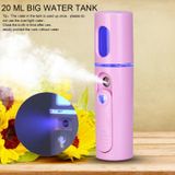  Máy xông hơi mặt Nano Máy xông hơi ẩm mặt tiện dụng Máy phun cồn mini có thể sạc lại sạc USB tự động (Màu tím nhạt) 
