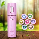  Máy xông hơi mặt Nano Máy xông hơi ẩm mặt tiện dụng Máy phun cồn mini có thể sạc lại sạc USB tự động (Màu tím nhạt) 