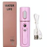  Máy xông hơi mặt Nano Máy xông hơi ẩm mặt tiện dụng Máy phun cồn mini có thể sạc lại sạc USB tự động (Màu tím nhạt) 