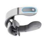  Máy nén khí nóng đa chức năng Pulse Máy mát xa vai và cổ Máy mát xa cổ, Kiểu dáng: Bốn đầu (Trắng) 