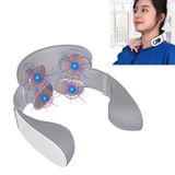  Máy nén khí nóng đa chức năng Pulse Máy mát xa vai và cổ Máy mát xa cổ, Kiểu dáng: Bốn đầu (Trắng) 