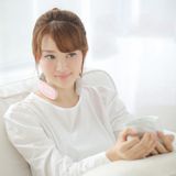  Dụng cụ bảo vệ cổ Thông minh không dây Meridian Vật lý trị liệu bằng điện Máy mát xa vai và cổ, Kiểu dáng: Phát giọng nói tiếng Anh (Màu hồng nữ tính) 