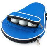  HUIESON HS-PT-H02 Vợt bóng bàn đơn có dây kéo bằng vải Oxford có túi đựng bóng, Kích thước: 30x20.5cm (Đen) 