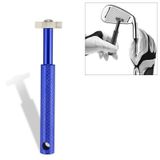  2 PCS Golf Grooving Head Sharpening Dụng cụ hợp kim hình nêm mạnh (Xanh lam) 
