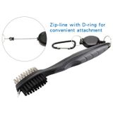  2 PCS Golf Club Brush Ball Slot Cleaning Brush Set (Xanh lam) 