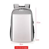  Ba lô máy tính xách tay Ba lô đi học Ba lô du lịch chống trộm có cổng sạc USB (Xanh lam) 