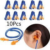  10 PCS Nút tai mềm có dây silicon 