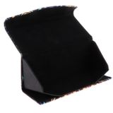  Hình tam giác có thể gập lại Kính in hình động vật Hộp đựng Kính râm Hộp đựng khung cho người cận thị (Cú) 