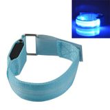  Đèn LED thể thao ban đêm nylon Vòng đeo tay ánh sáng, Đặc điểm kỹ thuật: Phiên bản sạc USB (màu xanh) 
