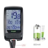  GIYO M4 Máy tính Xe đạp Bluetooth Không dây Đồng hồ tốc độ Xe đạp Đường bộ 