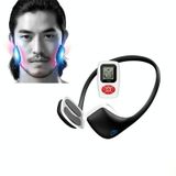  Máy mát xa mặt siêu nhỏ Thiết bị nâng cơ mặt lười biếng thông minh Thiết bị làm đẹp EMS (Đen) 