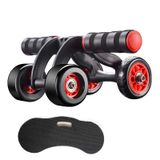  HT01 Tự động Rebound Bốn bánh xe Máy tập Bụng Im lặng Thiết bị tập thể dục, Đặc điểm kỹ thuật: Với Đệm quỳ 