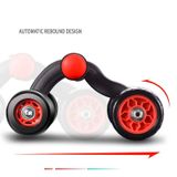  HT01 Tự động Rebound Bốn bánh xe Máy tập Bụng Im lặng Thiết bị tập thể dục, Đặc điểm kỹ thuật: Với Đệm quỳ 