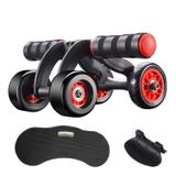  HT01 Tự động Rebound Bốn bánh xe đạp yên lặng Máy tập thể dục, Đặc điểm kỹ thuật: với Đệm quỳ + Đệm phanh 