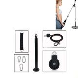  Thiết bị tập thể dục tự chế tại nhà Thiết bị tập luyện kéo xuống cao Rally Triceps, Đặc điểm kỹ thuật: Bộ khay đĩa chuông 2.0cm 1 