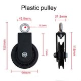  Thiết bị tập thể dục tự chế tại nhà Thiết bị tập luyện kéo xuống cao Rally Triceps, Đặc điểm kỹ thuật: Bộ 2 khay đĩa chuông 2.0cm 