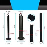  Thiết bị tập thể dục tự chế tại nhà Thiết bị tập luyện kéo xuống cao Rally Triceps, Đặc điểm kỹ thuật: Bộ 2 khay đĩa chuông 2.0cm 