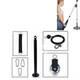  Thiết bị tập thể dục tự chế tại nhà Thiết bị tập luyện kéo xuống cao Rally Triceps, Đặc điểm kỹ thuật: Bộ 3 khay đĩa chuông 2.0cm 