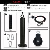  Thiết bị tập thể dục tự chế Thiết bị tập luyện kéo xuống cao tại nhà Rally Triceps, Đặc điểm kỹ thuật: Bộ khay đĩa 4,8cm Bộ 1 
