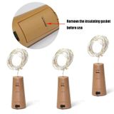  10 CÁI LED Chai rượu vang Cork Dây đồng Đèn trang trí chống thấm nước IP44 Đèn trang trí ngày lễ, Phong cách: 2m 20LED (Ánh sáng xanh) 