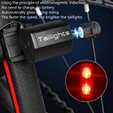  Đèn hậu cảm ứng từ tính Đèn hậu cảm ứng tự tạo Đèn hậu cảm ứng không thấm nước Đèn cảnh báo an toàn khi đi xe ban đêm (Đỏ) 