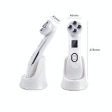  Radio Mesotherapy Điện di Face Beauty Pen Tần số vô tuyến LED Photon Trẻ hóa da mặt Xóa nếp nhăn (Trắng ngọc trai) 