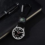  2 PCS Lvpai Nurse Pocket Watch Đồng hồ bỏ túi y tá thông thường (màu đen) 