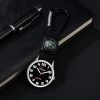  2 PCS Lvpai Nurse Pocket Watch Đồng hồ bỏ túi y tá thông thường (màu đen) 