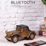  A9 Hình dạng hạt gỗ cổ điển Hình dạng xe hơi cổ điển Bluetooth Loa siêu trầm Đài phát thanh Di động Điện thoại di động Chân đế Loa mini (Rose Pear) 