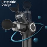  Fascia Gun Pocket Electric Shock Gun Súng massage cơ, Đặc điểm kỹ thuật: Gấp (Đen) 