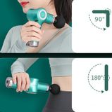  Fascia Gun Pocket Electric Shock Gun Súng massage cơ, Đặc điểm kỹ thuật: Gấp (Đen) 