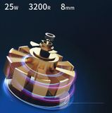  Fascia Gun Pocket Electric Shock Gun Súng massage cơ, Đặc điểm kỹ thuật: Gấp (Đỏ) 