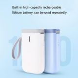  Máy in nhãn nhiệt NIIMBOT D11 Máy in nhãn dán điện thoại di động cầm tay Bluetooth, Model: Nhãn màu D11 + 3 cuộn 