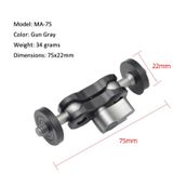  MA-75 Gun Grey YJ Magic Arm Bracket Mount 1/4 inch Ball Head Magic Arm 