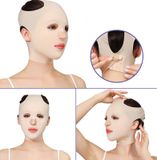  074 Phiên bản nâng cao tông màu da cho nam và nữ Băng bó nâng cơ mặt V Mặt nạ định hình cằm đôi 
