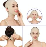  076 Phiên bản nâng cao kích thước L dành cho nam và nữ Băng bó nâng mặt V Face Mặt nạ định hình cằm đôi 