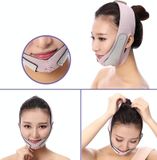  090 Với phiên bản cải tiến có lỗ dành cho nam và nữ Băng quấn nâng cơ mặt V Face Double Chin Shaping Face Mask 